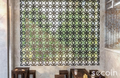 Khung trang trí gạch bông gió